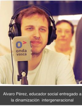 Entrevista en la radio a Álvaro